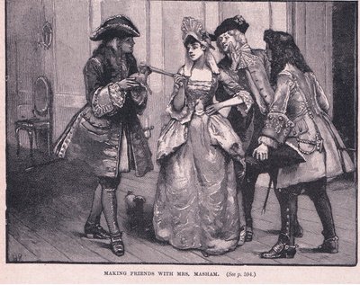Making friends with Mrs Marsham AD 1710 by Walter Stanley Paget